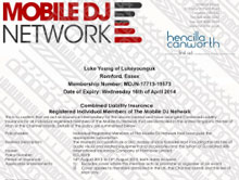 Mobile DJ Network Insurance